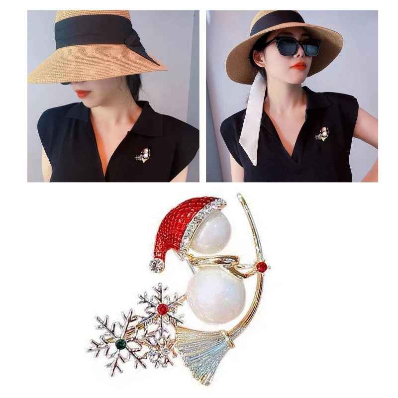 Women's Christmas Brooch Pin - Birthday Gift Daily Decoration Holiday Use - DropOnline.co