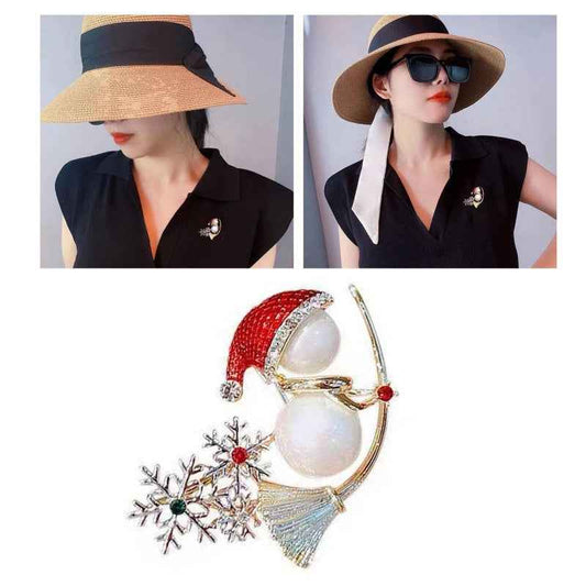 Women's Christmas Brooch Pin - Birthday Gift Daily Decoration Holiday Use - DropOnline.co