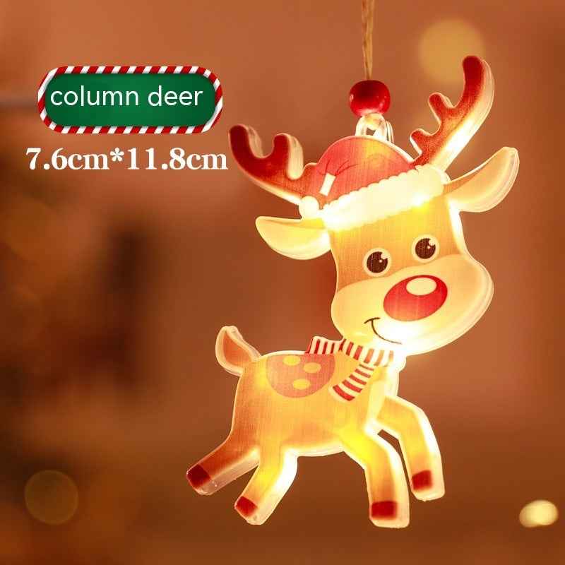 Christmas LED Shape Lights - Elk Tree Snowman Bar Atmosphere Interior Decoration - DropOnline.co