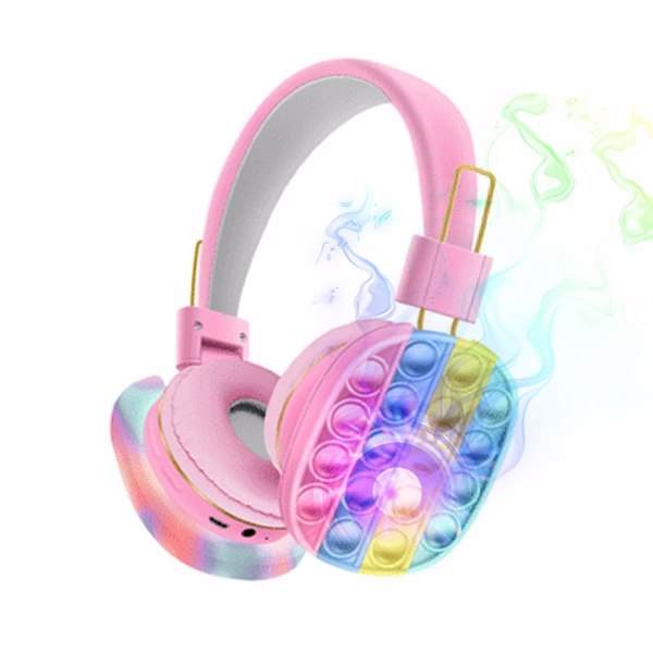 Pop Fidget Bluetooth Headphones for Kids - Stress Relief Sensory Toy Headset - DropOnline.co
