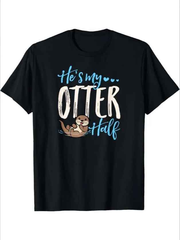 Love Valentine's Day Couple T-Shirt - Christmas Fashion Casual Short Sleeve Tee