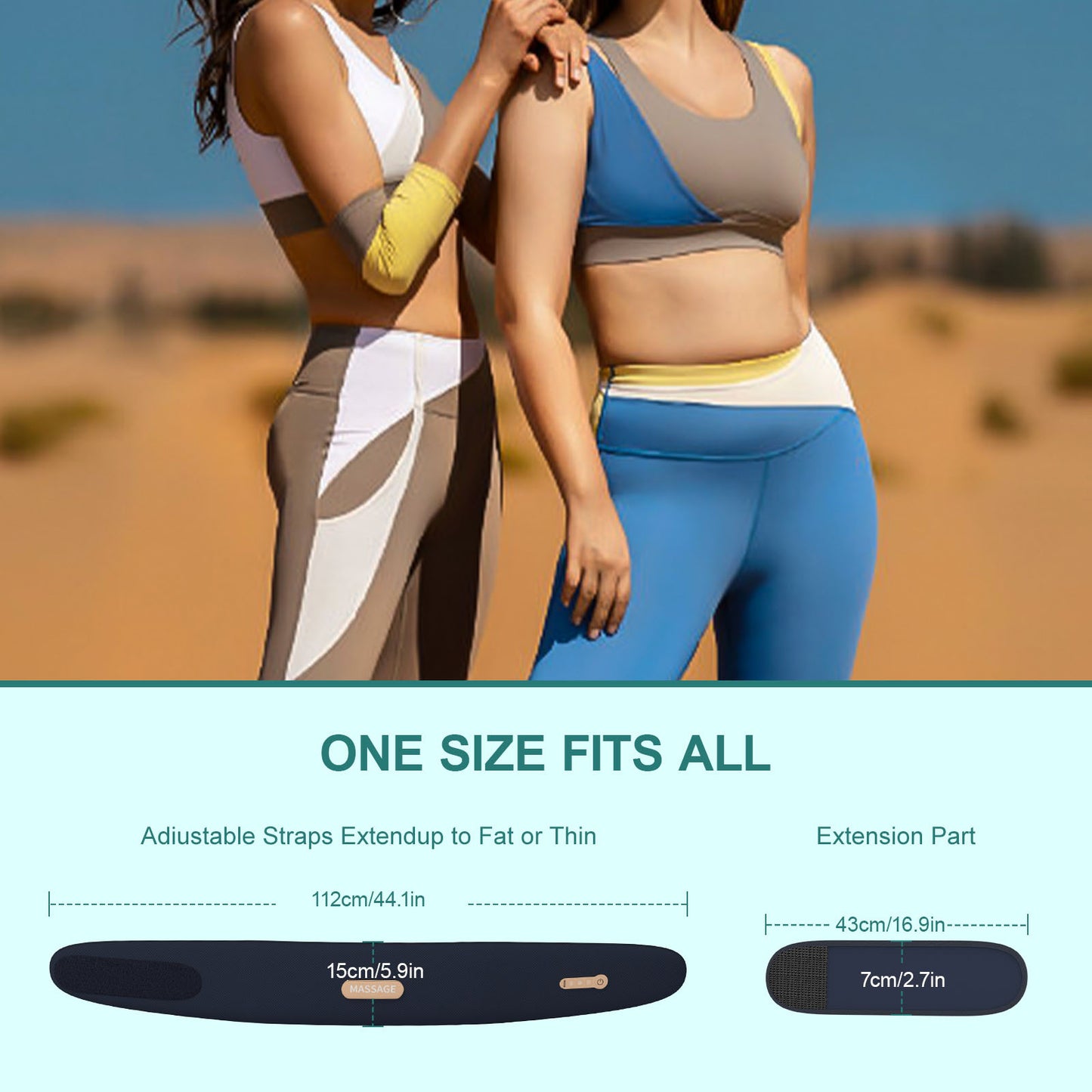 Smart Auto-Adjusting Heating Massager For Back Pain Relief, 4 Vibrations, 3 Modes, 3 Heat Levels, USB Rechargeable - DropOnline.co