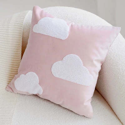 Cream Colored Cute Girl Headboard Pillowcase Cushion - DropOnline.co