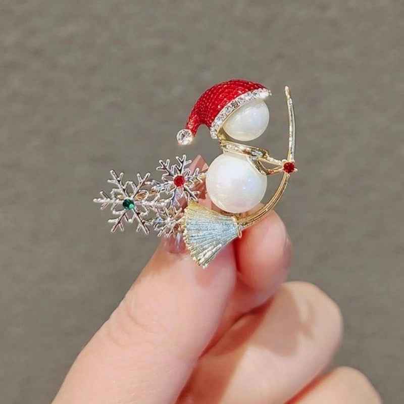 Women's Christmas Brooch Pin - Birthday Gift Daily Decoration Holiday Use - DropOnline.co