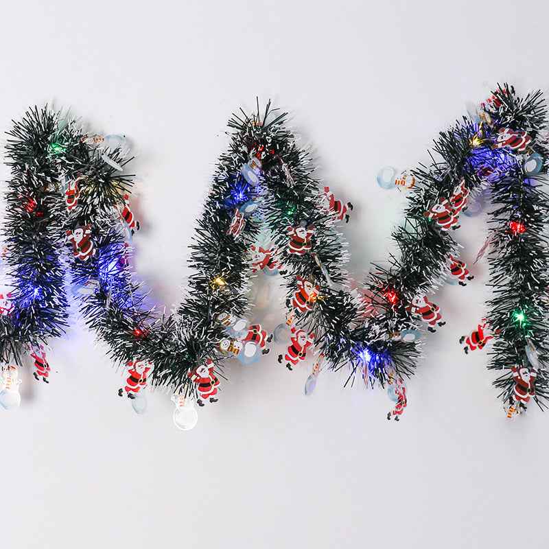 Christmas Ribbon LED Strip Lights - Festive Atmosphere String with Character Designs - DropOnline.co