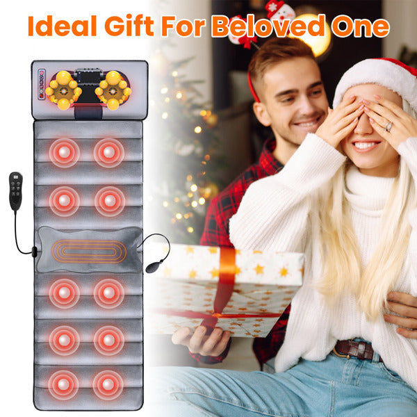 Full Body Electric Massage Cushion, Back Massage Mattress Chair Cushion With Neck Massage Pillow,With 10 Types Of Vibrating Motor Timers - DropOnline.co