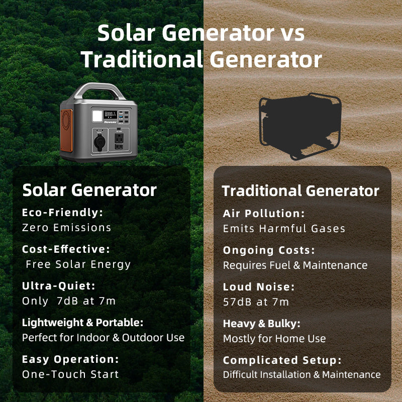 Portable Power Station P605, 600W,538WH Backup Lithium Battery, Solar Generator For Home And Outdoor Emergency Power Supply - DropOnline.co