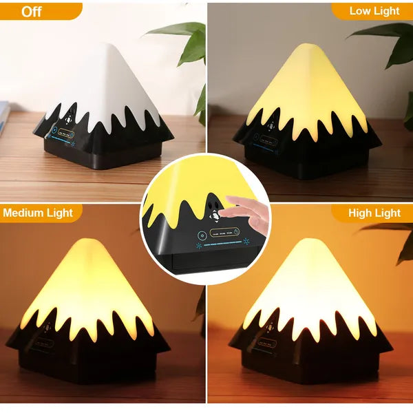 Touch Control Night Light 8-Color Change 6 Level Dimmable Light Brightness Table Lamp Portable Timer Lamp