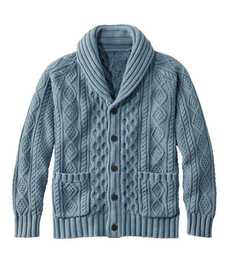 Knitted Lapel Cardigan Casual Sweater For Men
