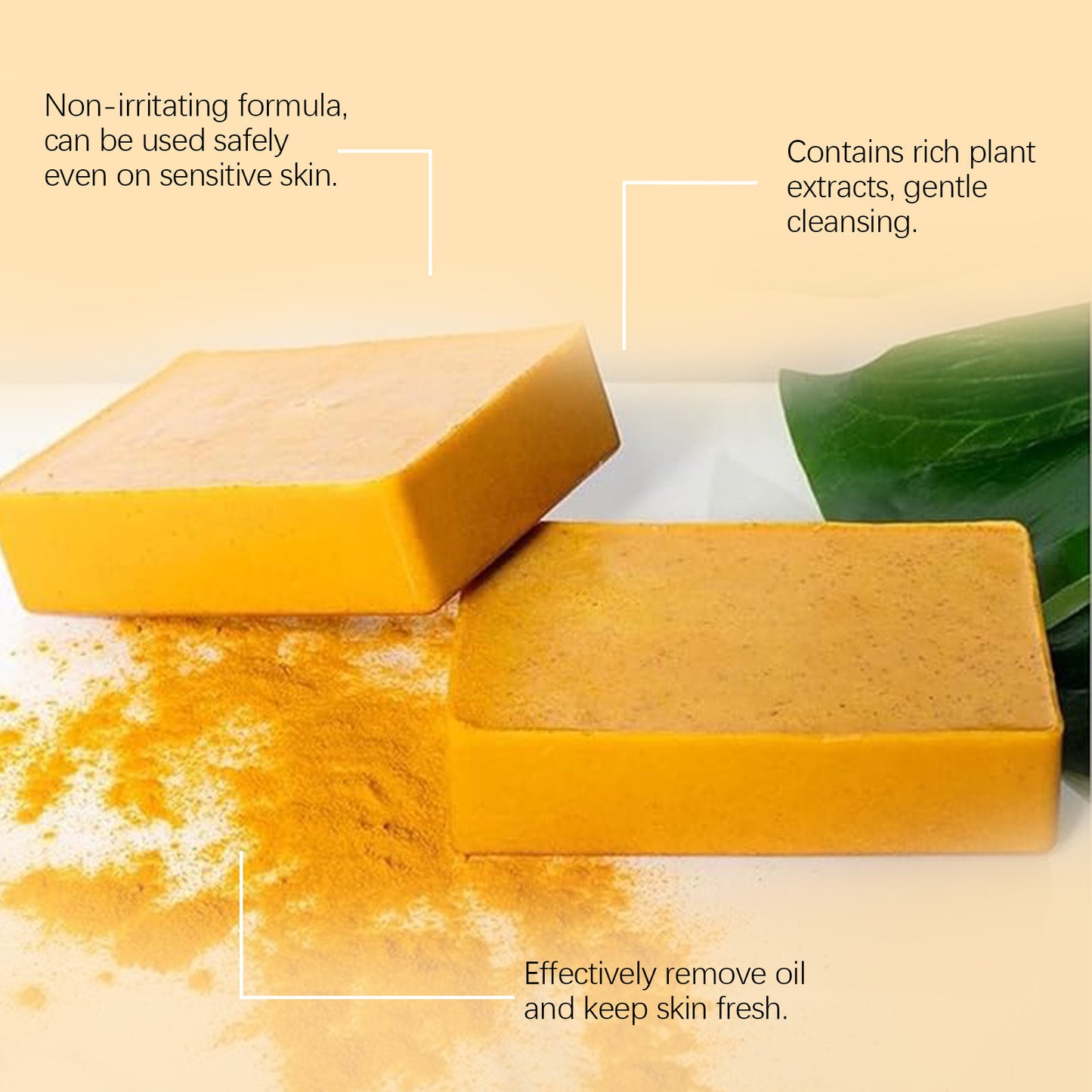 Lemon Turmeric Brightening Soap Gently Cleanses The Skin, Moisturizes, Hydrates And Replenishes Water. It Is A Facial And Body Care Soap - DropOnline.co