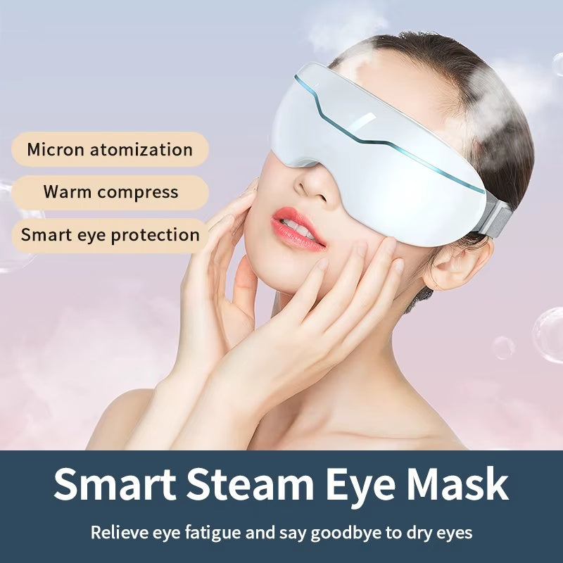 Intelligent Cooling Water Spraying Eye Spa Therapy Tool Eye Relaxation Electric Warming Steaming Compression Eye Massager - DropOnline.co