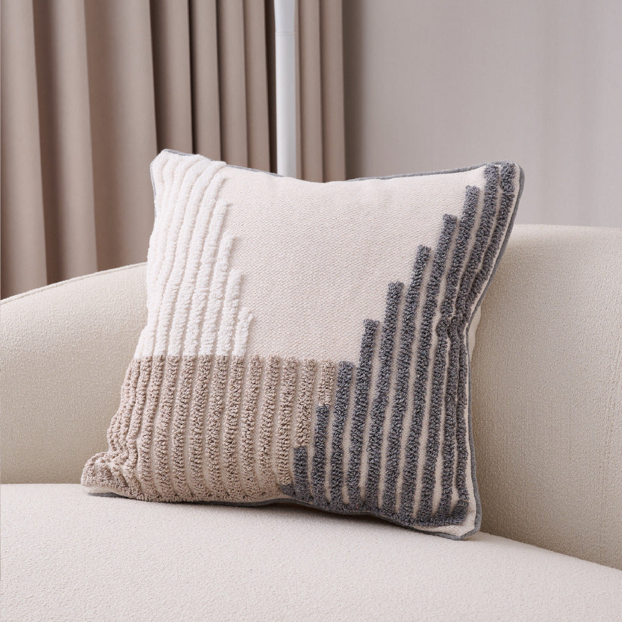 Cotton And Linen Bohemian Ins Style Pillow Sofa Living Room And Bedside Backrest Bay Window Tassel Cushion Cover - DropOnline.co