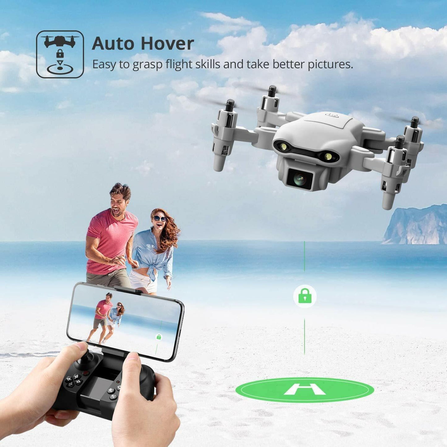 4DRC V9 Mini Drone with 1080P HD Camera - RC Quadcopter Gift for Kids & Beginners - DropOnline.co