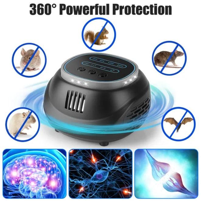 Ultrasonic Rodent Extermination Device - DropOnline.co