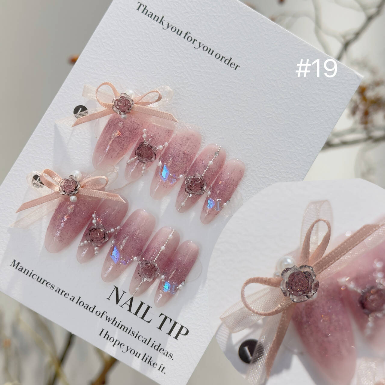 Handmade Long Pearl Mountain Ice Transparent Camellia Wear Armor - DropOnline.co