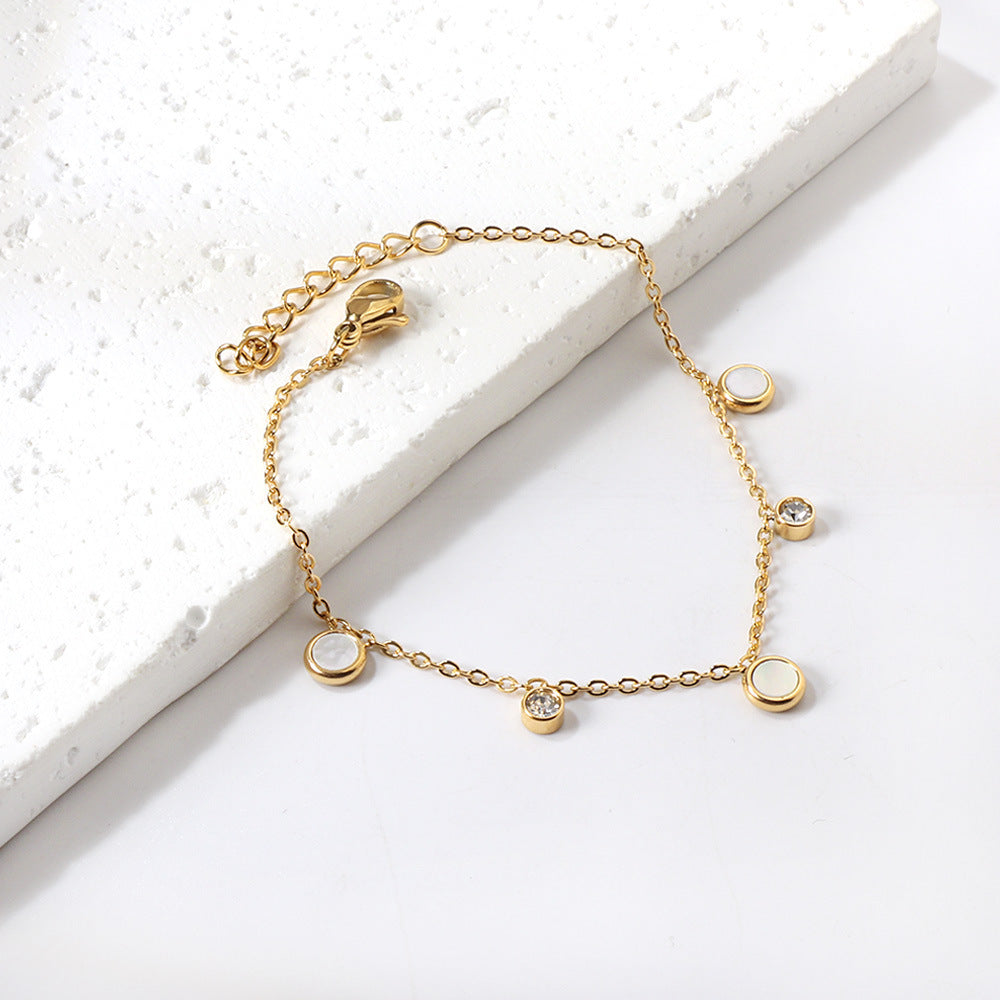 European And American Fashion Bracelet Simple Exquisite Refined Grace Cold Style - DropOnline.co