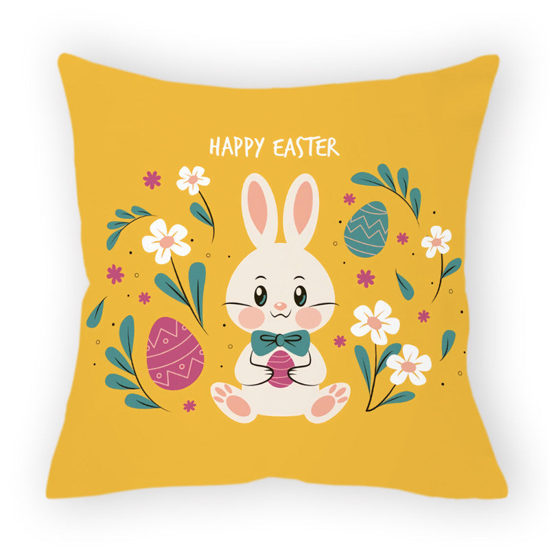 Easter Pillow Cover Sofa Cushion Cushion Cover - DropOnline.co