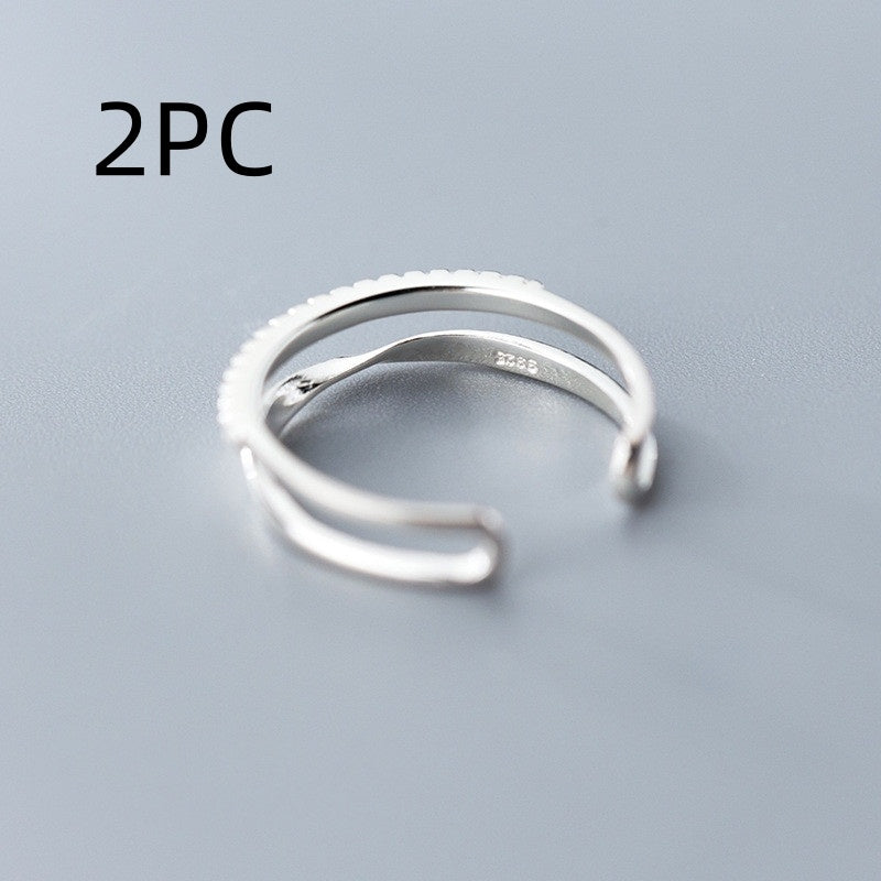 Twisted Double Row Drill Adjustable Hand Jewelry - DropOnline.co