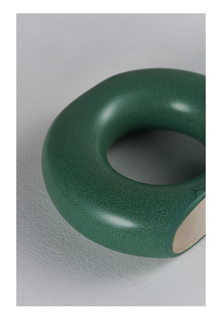 Cutelife New Style White Small Flower Ceramics Home Decor Vase - DropOnline.co