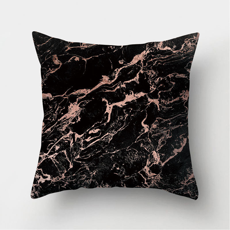 Leather Velvet Pillowcase Sofa Cushion Cover - Luxury Textured Throw Pillow for Home - DropOnline.co
