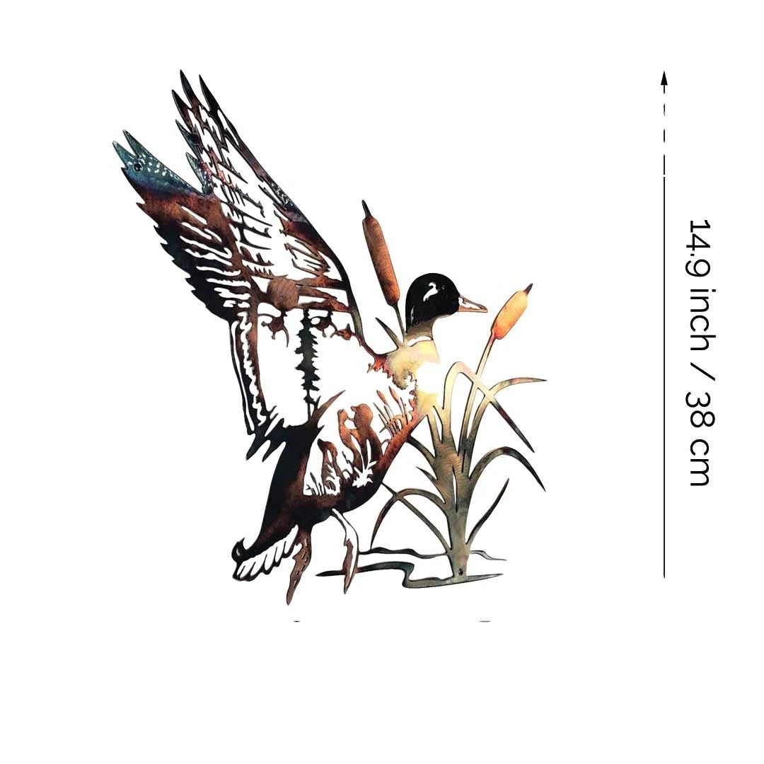 Home Decor Mallard Alloy Wall Art - DropOnline.co