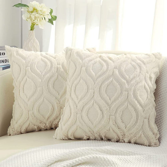 Soft Plush Pillow Lumbar Cushion Cover - DropOnline.co