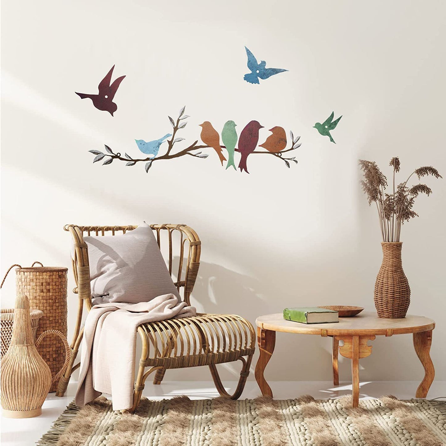Bird Branch Wall Decoration Wall-mounted - DropOnline.co
