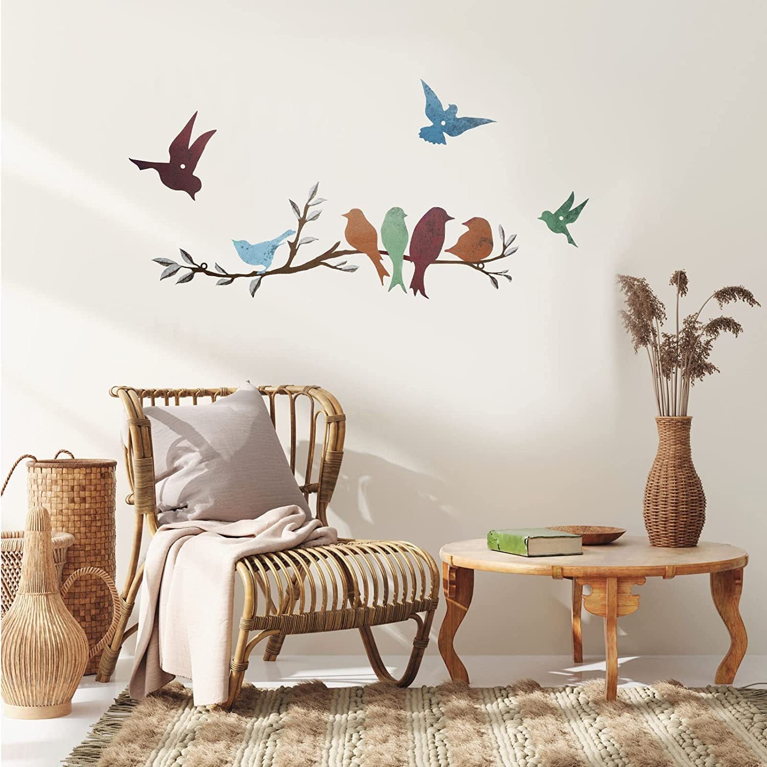Bird Branch Wall Decoration Wall-mounted - DropOnline.co