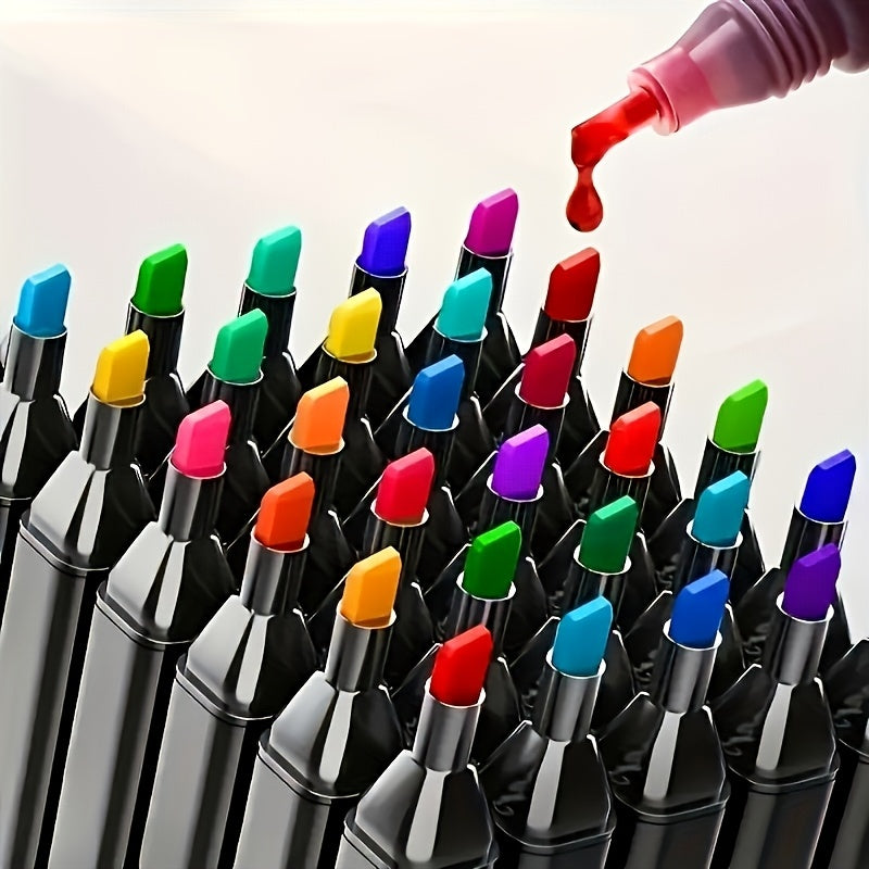 Alcohol Markers 120  Healthy Bright Professional Multi Colour Pens All Children Fold Color Naturally Colour Markers Oil-Based Scientific Purity Permanent Marker Pen - DropOnline.co