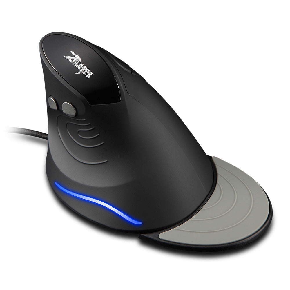 Vertical Mouse Snail Type Ergonomic Notebook Desktop Wired Mouse - DropOnline.co