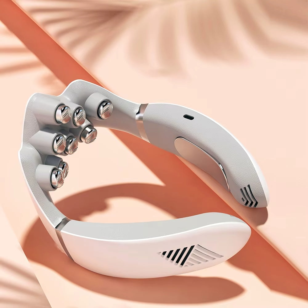 Wholesale Customized Wireless Personal Portable Neck Wearable Massagers Cold And Warm Hanging Neck Massager - DropOnline.co