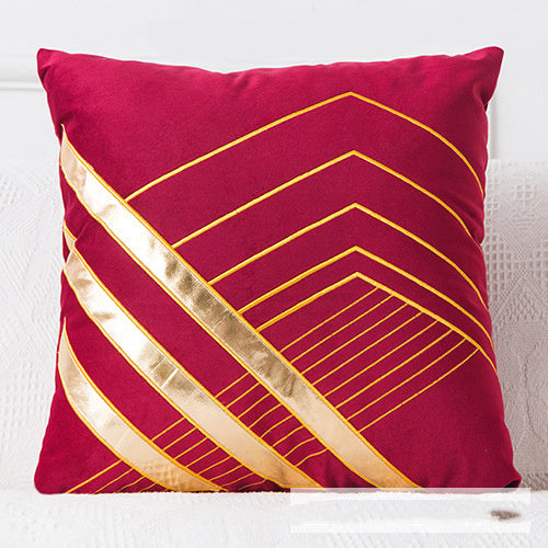 Golden Sofa Pillow Office Car Lumbar Cushion - DropOnline.co