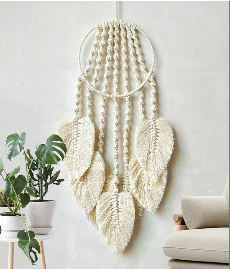 Creative Woven Leaves Tapestry Wall Decor - DropOnline.co