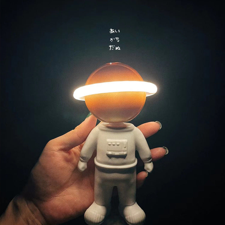 2024 New Astronaut Star Projector Lamp Ins Touch Usb Charging Night Light Rotatable Bedside Atmosphere Lights Lamp Bedroom Decor - DropOnline.co