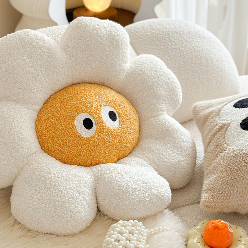 Cute Cartoon Big Eye Pillow Cushion, Bedroom Headboard Cushion Cover - DropOnline.co