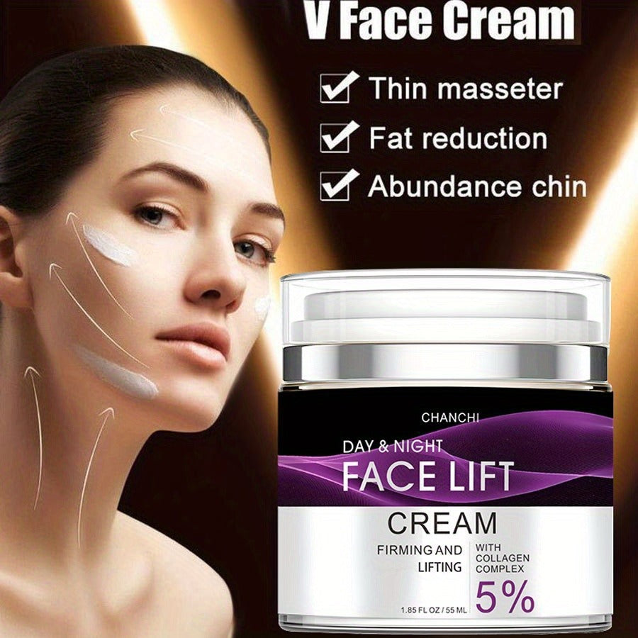 50ml Ultra-Lifting Face Cream - Revitalizes & Firms Facial, Neck, Chest Skin, Softens Fine Lines & Wrinkles, Hydrates & Plumps With Vitamin C, Retinol, And Glycerin For All Skin Types - DropOnline.co