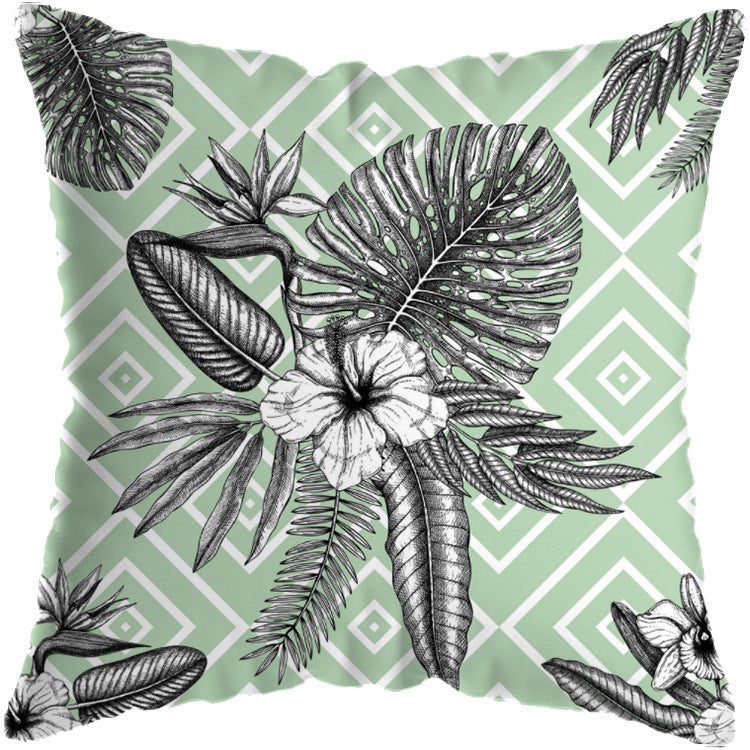 Tropical Plant Cushion Cover Living Room Sofa - DropOnline.co