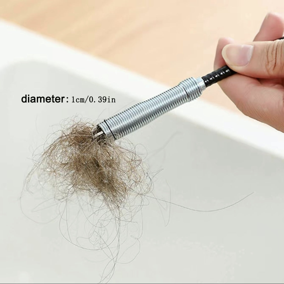 Drain Snake, 63in 33in Drain Clog Remover, 60cm 160cm Spring Pipe Dredging Tools, Drain Cleaner Sticks Clog Remover Cleaning Tools, Gutter Cleaning Tools Drain Cleaner For Toilet Sewer Shower Kitchen - DropOnline.co