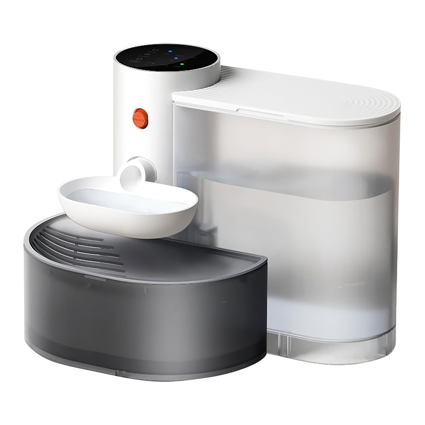 1Pc Smart Pet Water Fountain Automatic Cat Water Dispenser 3L Cordless Rechargeable Dog Water Fountain Self-Refill With 3 Adjustable Volume 3 Time Intervals Touch Control - DropOnline.co