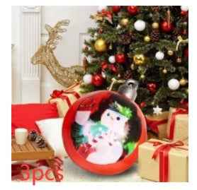 Giant Inflatable Christmas Ball 60cm - PVC Outdoor Ornament Decoration for Tree & Yard - DropOnline.co