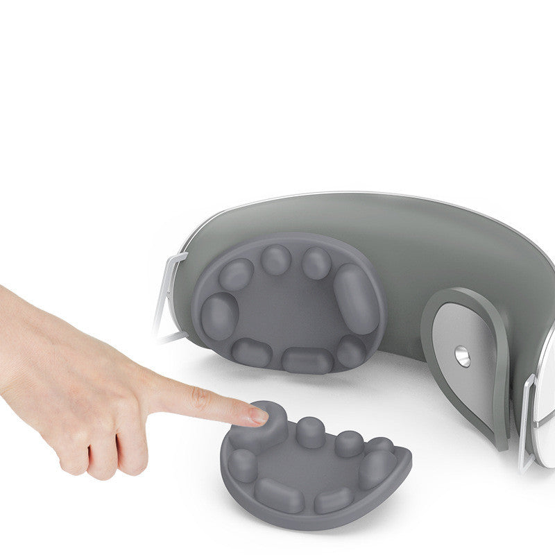 Bluetooth-compatible Vibrating Hot Compress Airbag Kneading Sleep Aid Eye Protection Device - DropOnline.co