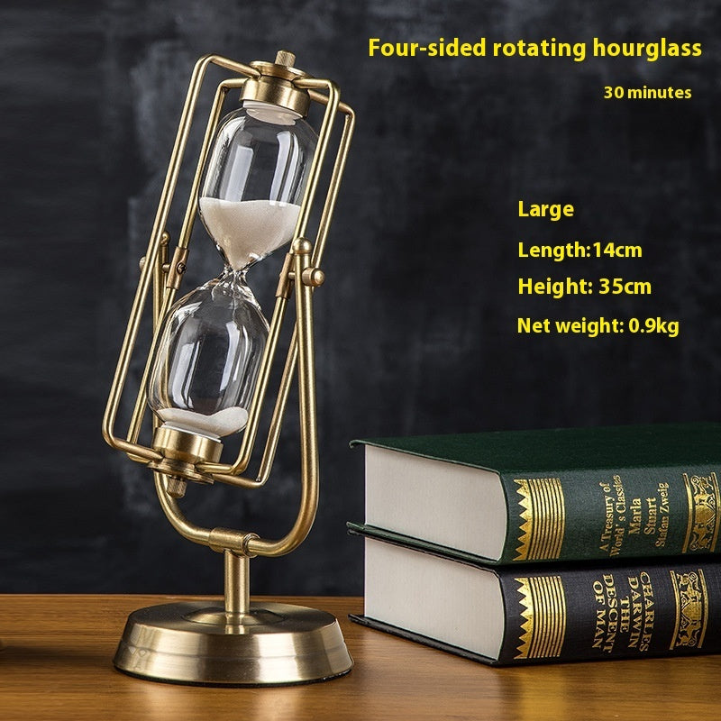 Creative Wooden Hourglass Timer 15 Minutes Desk Study Room Decoration - DropOnline.co
