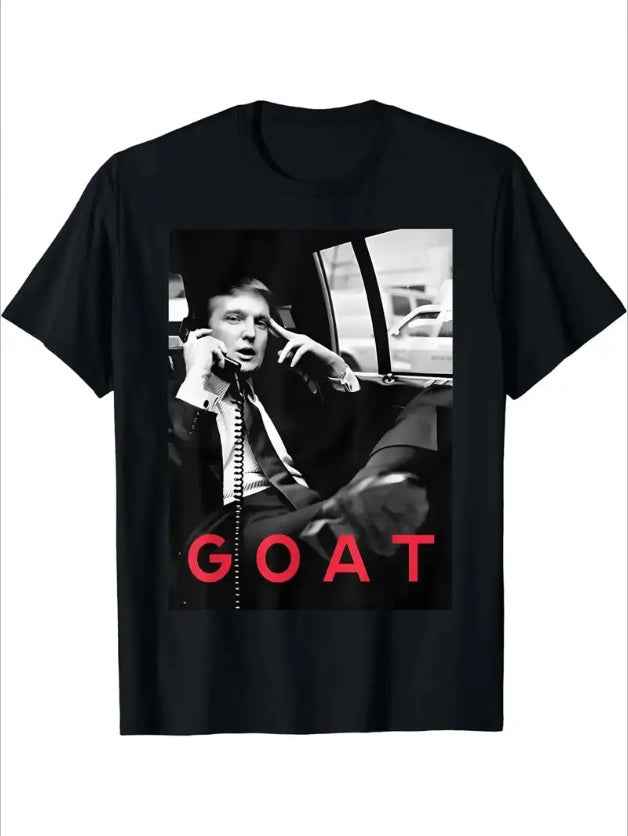Vote Trump 2024 Goat T-Shirt - Funny Republican Support Graphic Tee