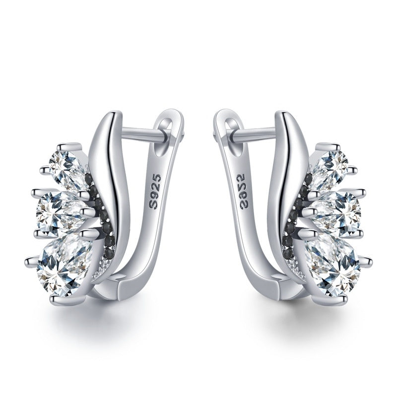 Classic Wings Shape Women's Drop-shaped Zircon - DropOnline.co