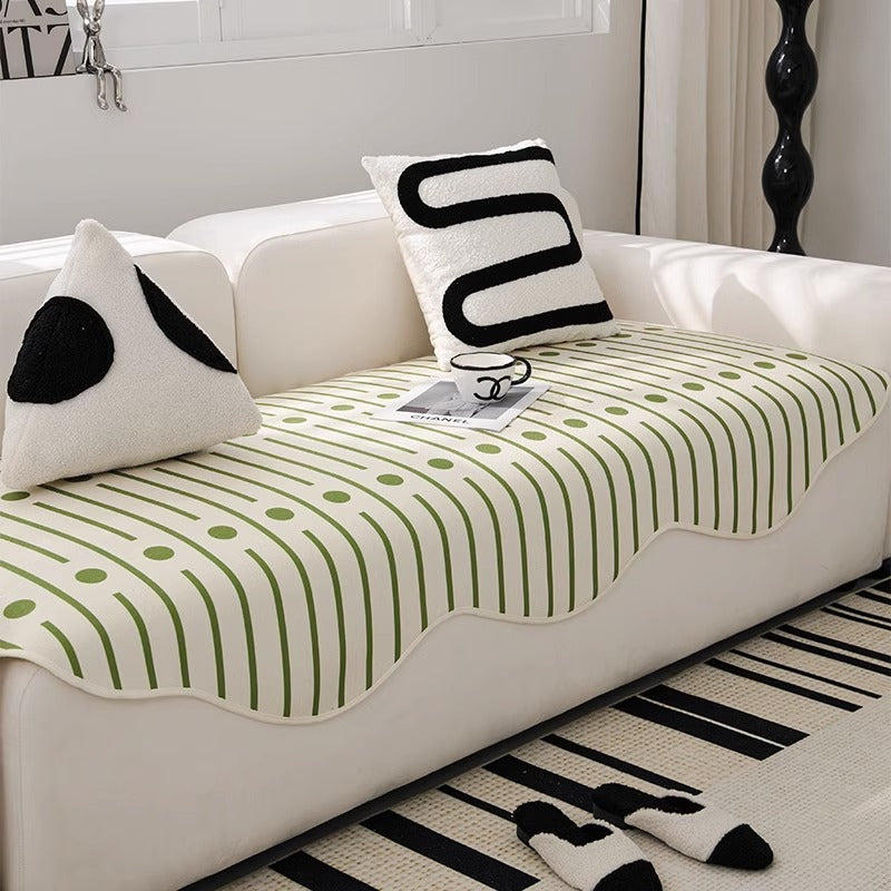 Four Seasons Universal Modern Light Luxury Straight Row Sofa Cushion Cover Cloth - DropOnline.co