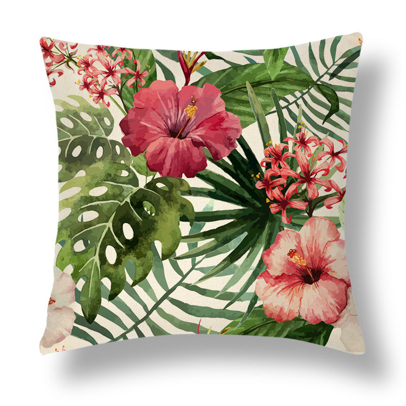 Tropical Series Linen Throw Pillow Case Cushion Cover - DropOnline.co