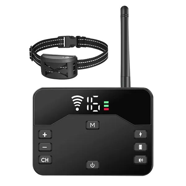 Wireless Electric Dog Fence Waterproof Pet Shock Boundary Containment System Electric Training Collar For Small Medium Large Dogs - DropOnline.co