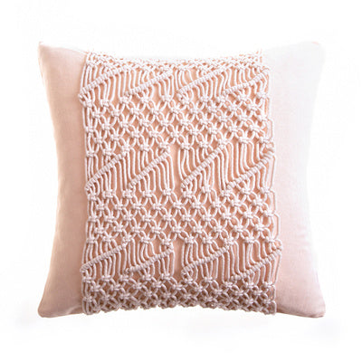 Hand-woven Cotton Thread Cushion Cover - DropOnline.co