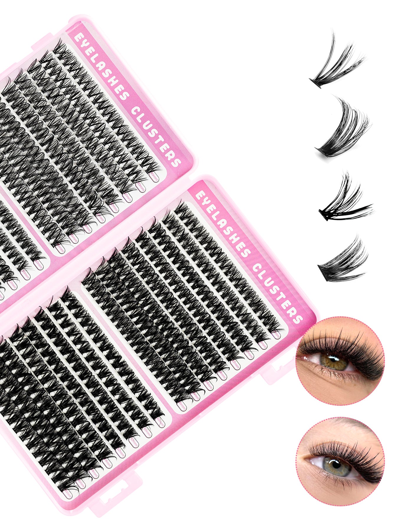 3D False Eyelashes, Multi-layered, Realistic, Soft And Comfortable, Natural Nude Makeup - DropOnline.co
