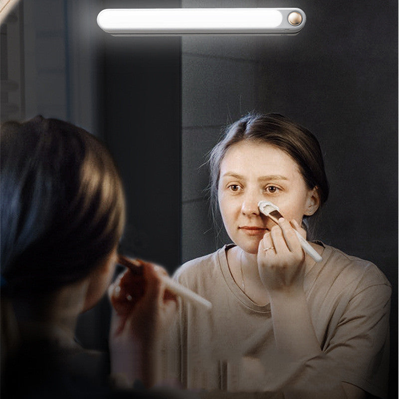 Magnetic LED Night Light Motion Sensor Bar Lamp For Bedroom Kitchen Closet Stairway Decor - DropOnline.co